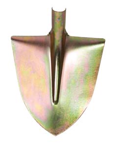 POINTED TEMPERED TIP “TROPICAL” SHOVEL WITHOUT HANDLE