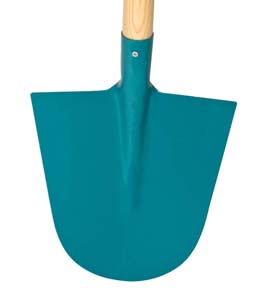 ROUND TEMPERED TIP “MUSO DI BUE” SHOVEL WITHOUT HANDLE