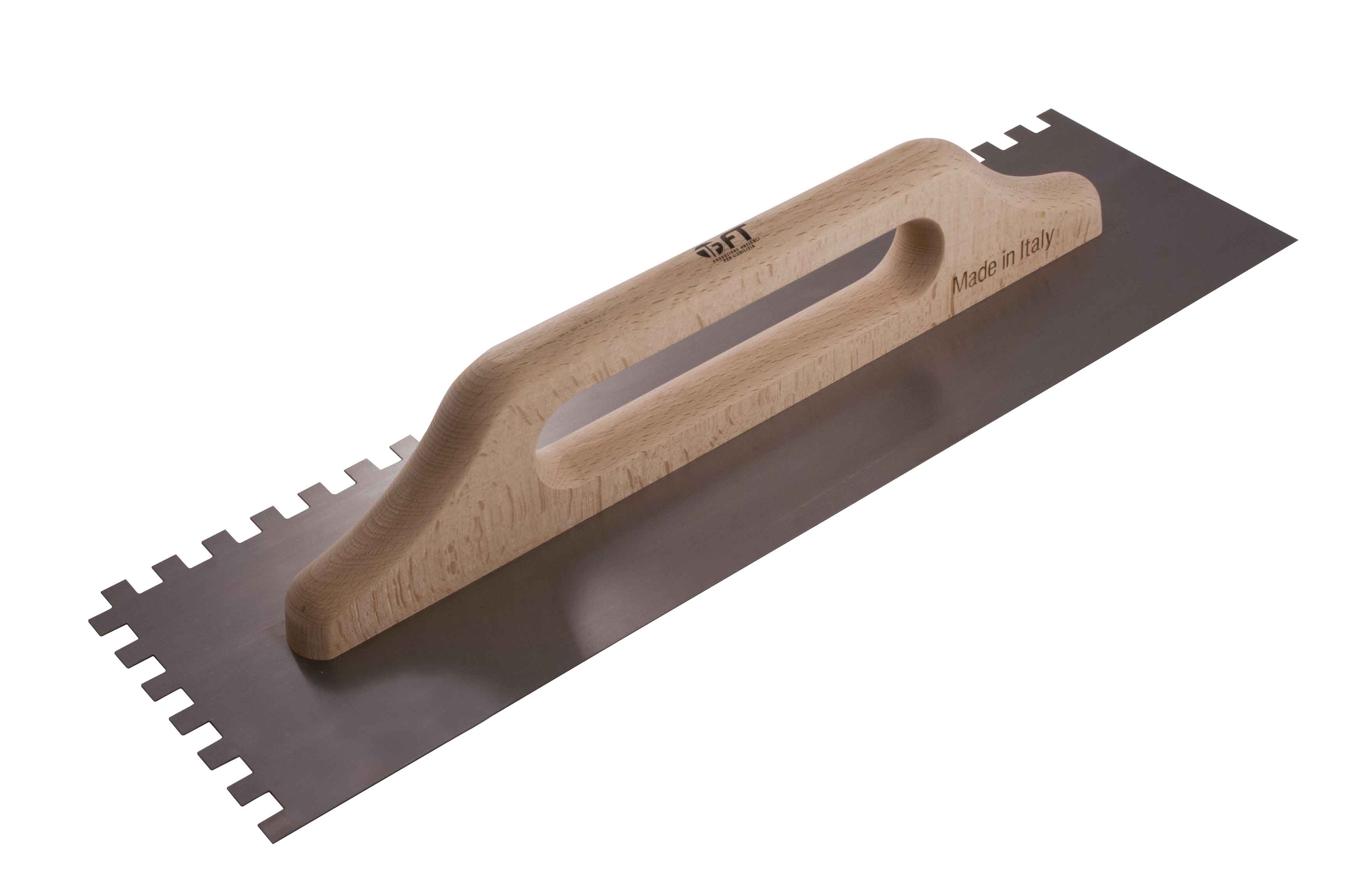 TWO HANDS PLASTERING TROWEL 480X120 mm 10X10 RIGHT