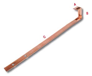 SS ROOF TILE HOKDER IN COPPER COLOR – FIRST ROW
