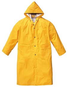 IMPERMEABILE A  CAPPOTTO PVC GIALLO TG. XXL