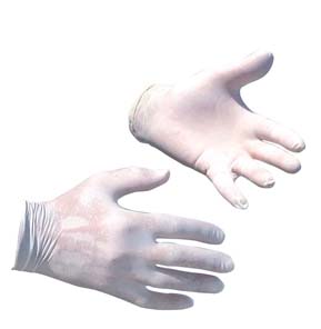 AMBIDEXTROUS GLOVES MADE IN LATEX SIZE M