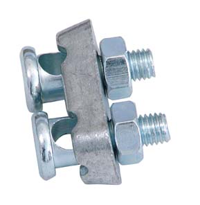 TERMINAL CLAMP FOR EARTHING PIPE – DOUBLE