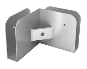BRACKET SUPPORTING WOODEN BOARD FOR CORNERS