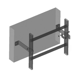 STAFFE DI FISSAGGIO REGOLABILI SCALA L. 214-472mm