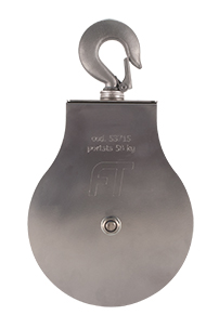 PULLEY 120 mm WITH SAFETY HOOK