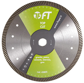 “Top cut” sintered continuous blades dia. 115 mm